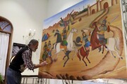 تصویرنگاری ابیات شاعران فرهیخته باعث نشاط اجتماعی در شهر می‌شود