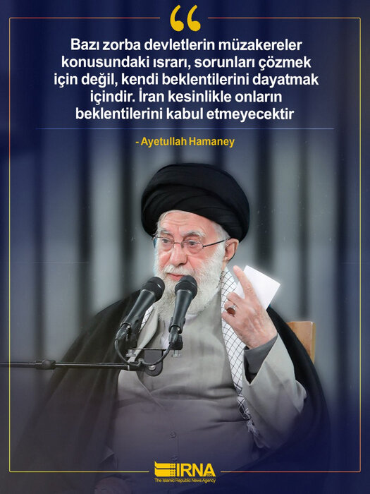 İran kabul etmeyecektir