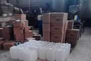 کشف کارگاه تولید مواد شوینده تقلبی با آرم جعلی در اردبیل