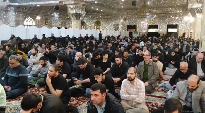برگزاری مراسم روز رحلت حضرت خدیجه کبری(س) در آستان حضرت عبدالعظیم(ع)+فیلم