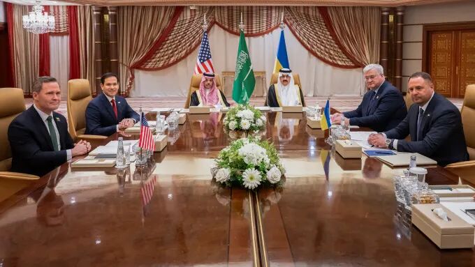 Ukraine agrees to an immediate 30-day ceasefire after talks with American officials in Saudi Arabia