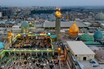 جشن سالروز ولادت امام حسن(ع) در آستان حضرت عبدالعظیم(ع) +فیلم