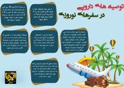 اینفوگرافیک | توصیه‌های دارویی در سفرهای نوروزی