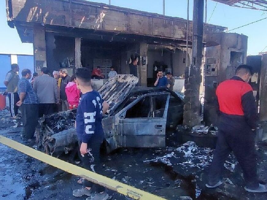 آتش‌سوزی جایگاه سوخت خیابان سیدجمال‌الدین اسدآبادی کرمانشاه مهار شد