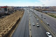 پروژه تعریض آزاد راه تهران -کرج -  قزوین انجام شد