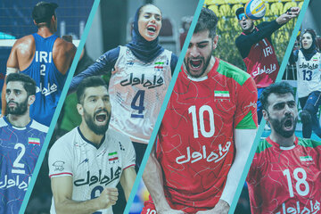 عملکرد والیبال ایران در سالی که گذشت