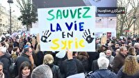 Manifestation en France contre les crimes en Syrie