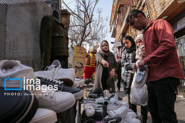 El Gran Bazar de Teherán en vísperas del Noruz