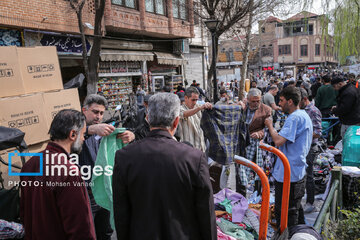 El Gran Bazar de Teherán en vísperas del Noruz