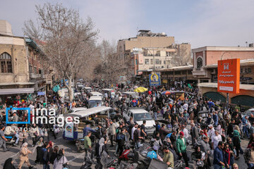 El Gran Bazar de Teherán en vísperas del Noruz