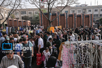 El Gran Bazar de Teherán en vísperas del Noruz
