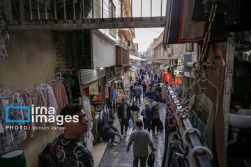 El Gran Bazar de Teherán en vísperas del Noruz