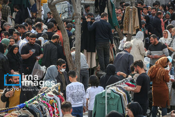 El Gran Bazar de Teherán en vísperas del Noruz