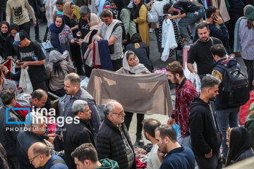 El Gran Bazar de Teherán en vísperas del Noruz