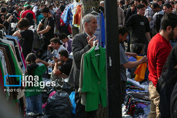El Gran Bazar de Teherán en vísperas del Noruz
