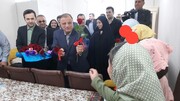 نخستین گام‌های ۱۴۰۴ استاندار گلستان؛ کودکان، شهدا و یک پیام بزرگ