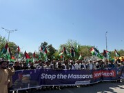 Pakistani protesters express solidarity with Gaza, denounce U.S. support for Israeli war