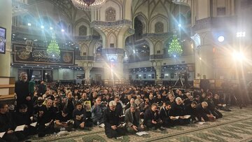 نوای عاشقانه الهی العفو درحرم حضرت عبدالعظیم (ع) +فیلم