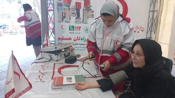 ارائه ۹۳هزار خدمت نوروزی هلال احمر در البرز