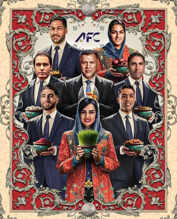 اعتراض باشگاه استقلال به پوستر نوروزی AFC + عکس