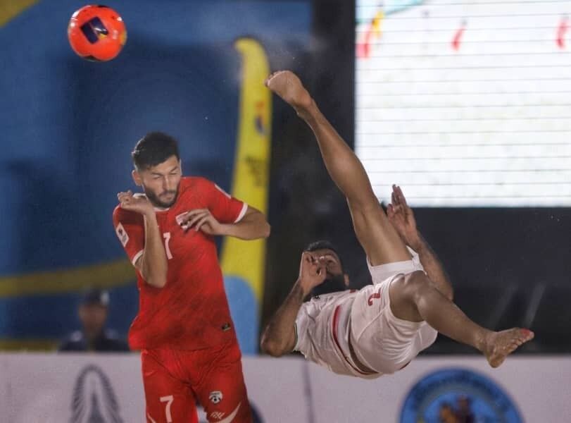 إيران تحقق فوزا ساحقا على أفغانستان في كأس آسيا لكرة القدم الشاطئية