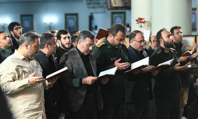 ندای یا رب مومنان کربلای ایران و حرم سیدالکریم در شب قدر طنین انداز گشت