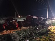 ۱ فوتی و ۱۱ مصدوم‌ طی ۲ تصادف در جاده های کرمانشاه
