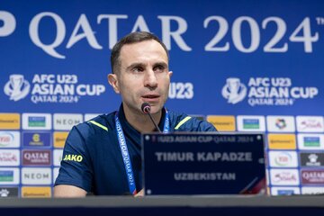 کاپادزه: بازی جذابی مقابل تیم قدرتمند ایران داریم؛ وضعیت مصدومیت اورونوف مشخص نیست