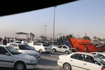 جابه‌جایی بیش از ۸۰ هزار خودرو از اسکله پل به جزیره قشم 