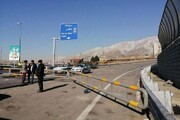 انسداد مسیر شمال به جنوب محور چالوس و آزادراه تهران-شمال