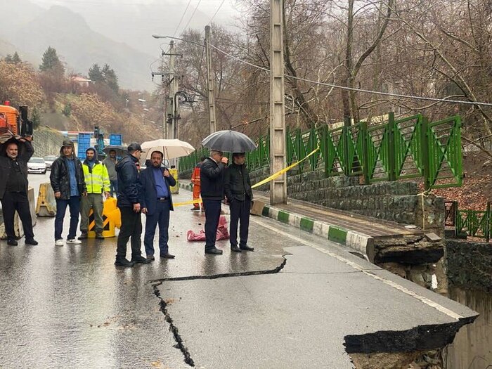 ایمن سازی کانال گلابدره پس از فروریزش
