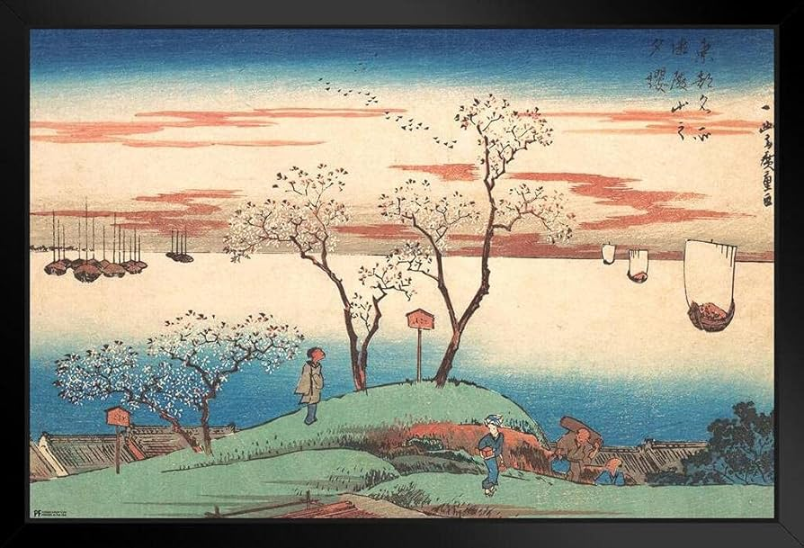 طبیعت شرقی در «شکوفههای بهاری» هیروشیگه 1 طبیعت شرقی در «شکوفههای بهاری» هیروشیگه