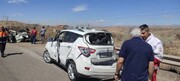 تصادف زنجیره ای در جاده سبزوار ۱۷ مصدوم بر جا گذاشت