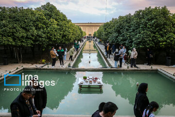 Turistas de Noruz 1404 en Shiraz