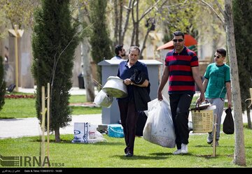 El pueblo iraní festeja el ‘Sizdah Bedar’