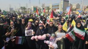 حضور پرشور مردم در راهپیمایی روز قدس؛ فریاد حمایت از فلسطین در اهواز
