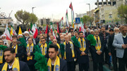 روز جهانی قدس/حمایت تمام قدم مردم استان تهران ازملت مظلوم فلسطین+فیلم