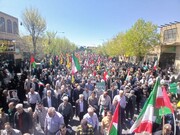 فیلم | جلوه ای دیگر از راهپیمایی روز قدس در یزد