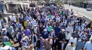 مردم شیعه و سنی ریگان ندای حمایت از فلسطین سردادند+فیلم