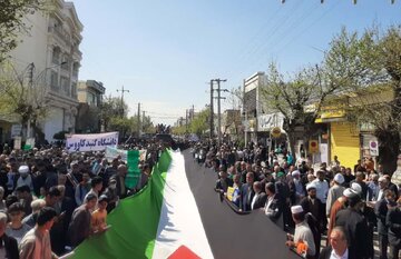 شرق گلستان در روز قدس؛ فریاد اقوام برای آزادی قدس+ فیلم