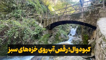 فیلم| کبودوال؛ رقص آب روی خزه‌های سبز