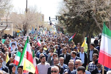 قدردانی شورای هماهنگی تبلیغات اسلامی استان مرکزی از حضور پرشور مردم در راهپیمایی روز قدس