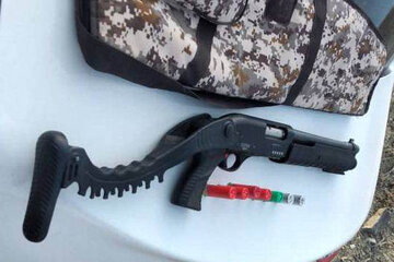 دستگیری شکارچی غیرمجاز در گشت مشترک محیط ‌بانان و پلیس دماوند  
