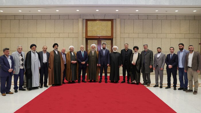 دیدار رئیس جمهور موقت سوریه با هیاتی از جامعه شیعیان این کشور