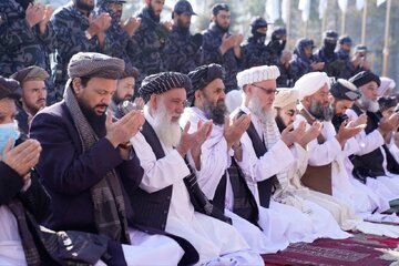 نماز عید فطر در ارگ افغانستان