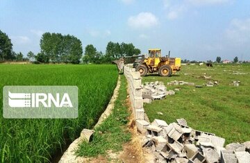۲۶ بنای غیر مجاز در اراضی کشاورزی بابل تخریب شد
