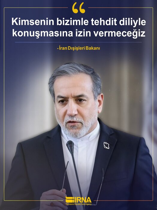 Kimsenin bizimle tehdit diliyle konuşmasına izin vermeyeceğiz