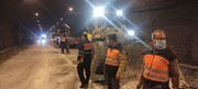 تردد در تونل جاده اردبیل - سرچم برقرار شد