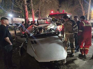 تصادف مرگبار در جنوب تهران با ۳ کشته