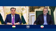 رئيسا إيران وطاجيكستان يؤكدان على تعزيز التعاون الثنائي